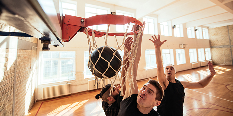 slam dunk your health recreation basketball