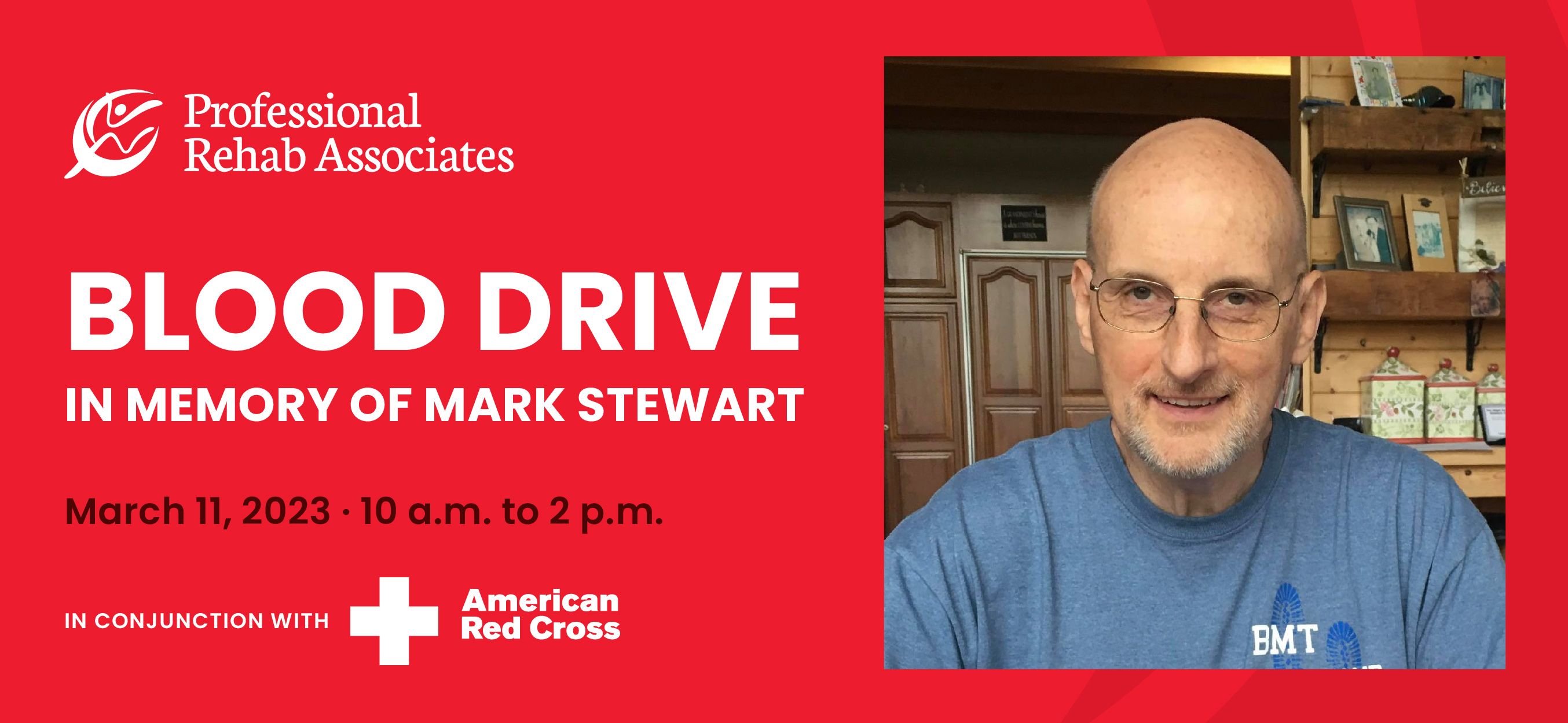 PRA-Sponsored Blood Drive in memory of Mark Stewart