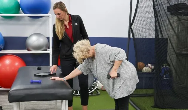 professional rehab associates patient receiving occupational physical therapy services in the New River Valley
